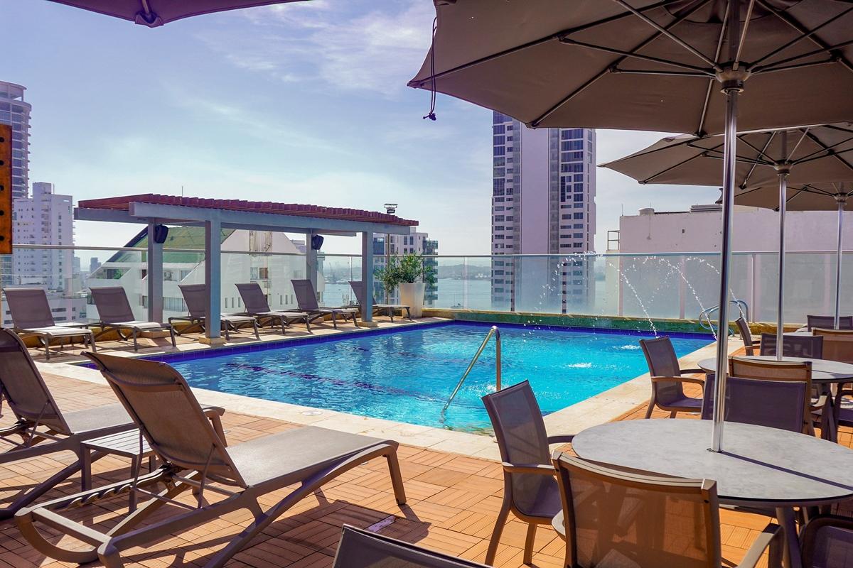 Hotel Capilla Del Mar Kartagena Zewnętrze zdjęcie Rooftop pool